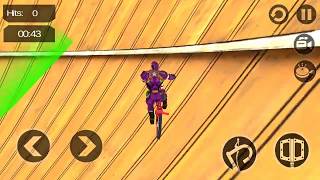 Death Well Superhero Bike Stunt game | bike android game to play | games screenshot 2