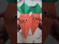 🥕 Make this cute paper carrot craft in minutes! Fun, easy & perfect for kids, school projects🎨 #diy