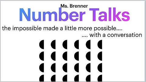 Number talks with Fractions