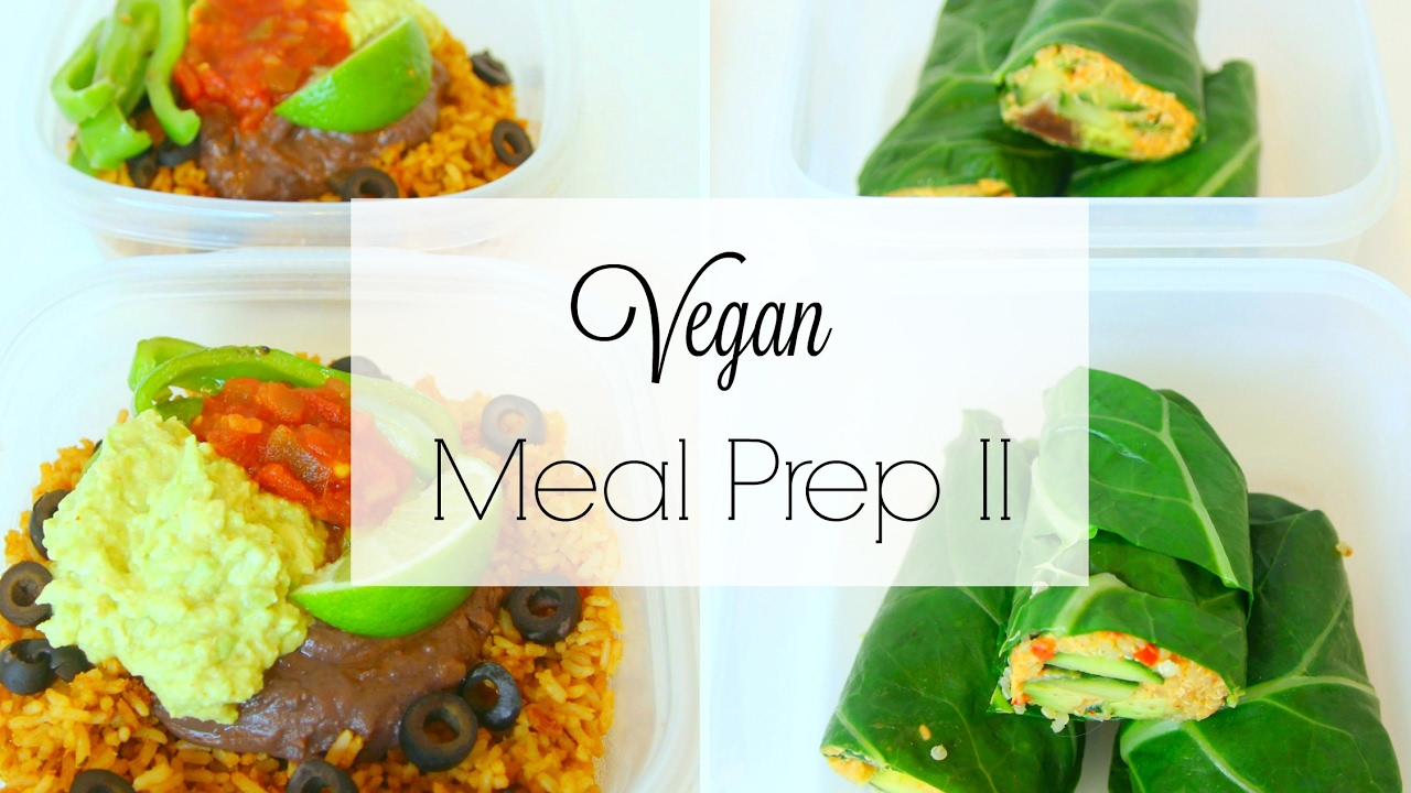 PLANT-BASED VEGAN MEAL PREP | Easy & Healthy - YouTube