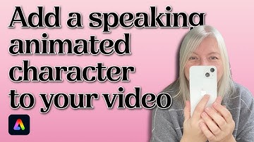 ADOBE EXPRESS TUTORIAL | Add a speaking animated character to your video