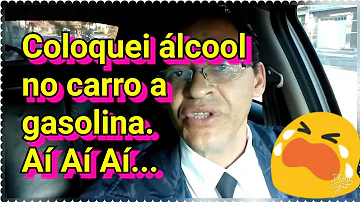 Pode colocar álcool no motor a gasolina?