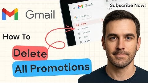 How to Delete All Promotions in Gmail | Inbox Cleanup 2025