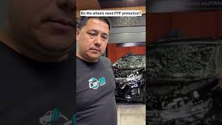 Do the wheels need PPF protection? #automobile #funny #duet #carcleaning #detailing #cargoclean #top