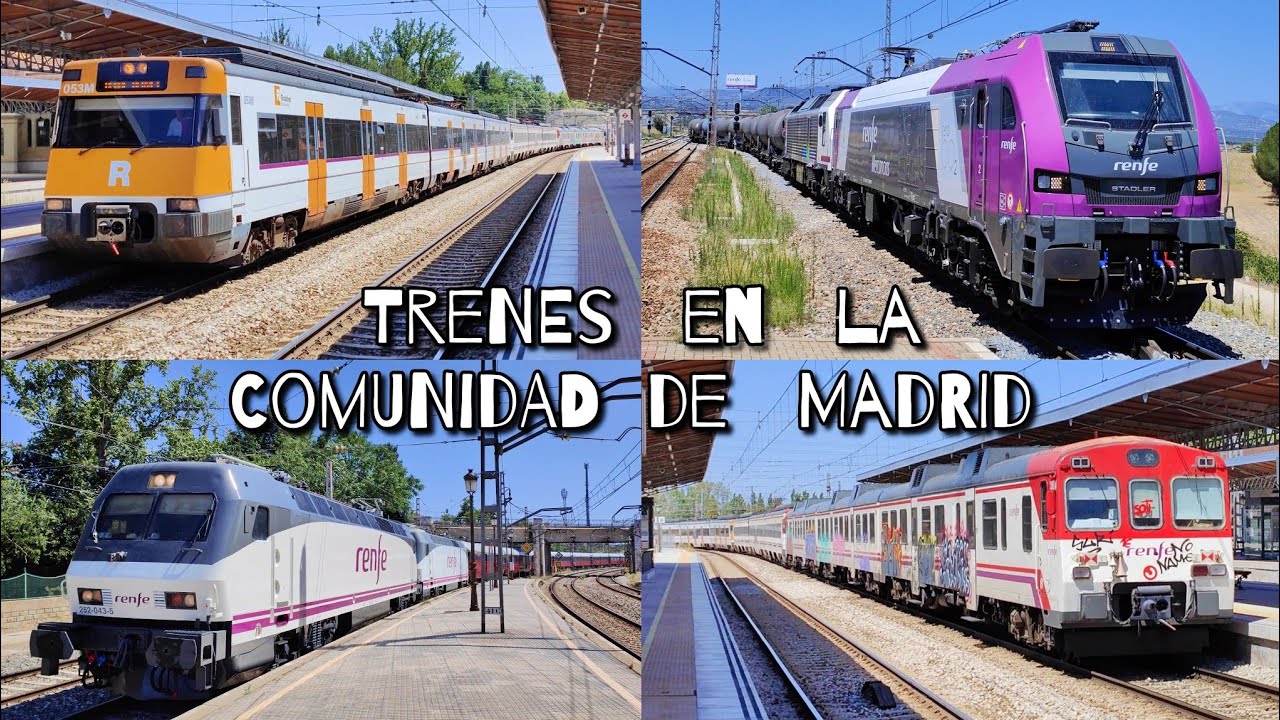 Ferrocarril ibérico español ~ Trenes España : Comunidad de Madrid  TRAINSPOTTER / TRAINSPOTTING 2023