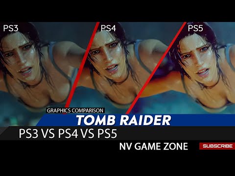 Tomb Raider - PS3 VS PS4 VS PS5 | Graphics Comparison | PS5 VS PS4 VS PS3 | NV Game Zone