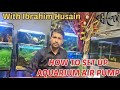 How do I set up an air pump?