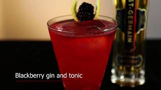 Blackberry gin and tonic recipe