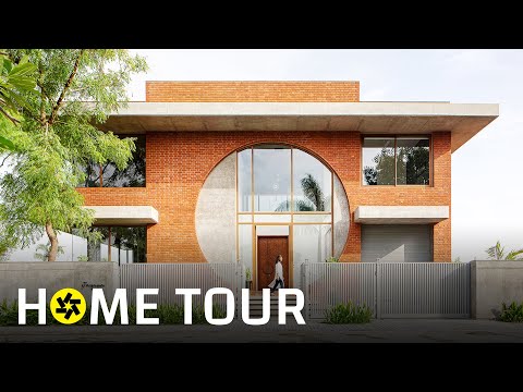 Modern Vastu House in Vadodara, Gujarat | The Brick Connection Home Tour by TRAANSPACE