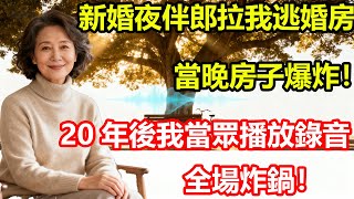 新婚夜伴郎拉我逃婚房,當晚房子爆炸!#老故事 #人间冷暖 #世态炎凉 #怀旧故事 #年代回忆#婚姻故事 #人生百态 #民间故事 #真实事件 #人性探讨#街坊邻里 #老厂区故事 #人生感悟