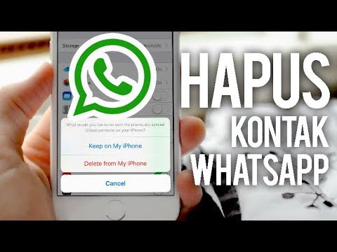 CARA MENGHAPUS KONTAK WHATSAPP PERMANEN DI ANDROID