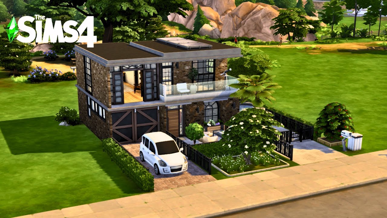 Speed build Sims 4 | Modern Industrial Home 