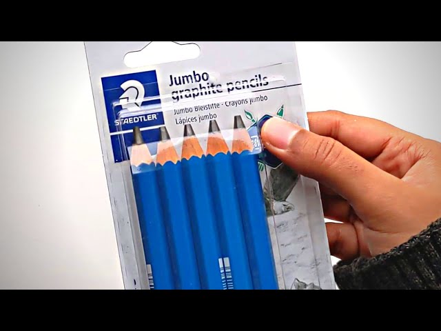 Staedtler Mars Lumograph Jumbo Graphite Pencil Set of 5