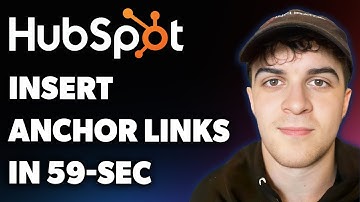 How to Insert Anchor Links in Hubspot 59-second (Full 2025 Guide)