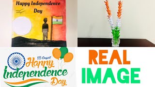Independence Day special Painting and craft | Easy craft |Real Image screenshot 4