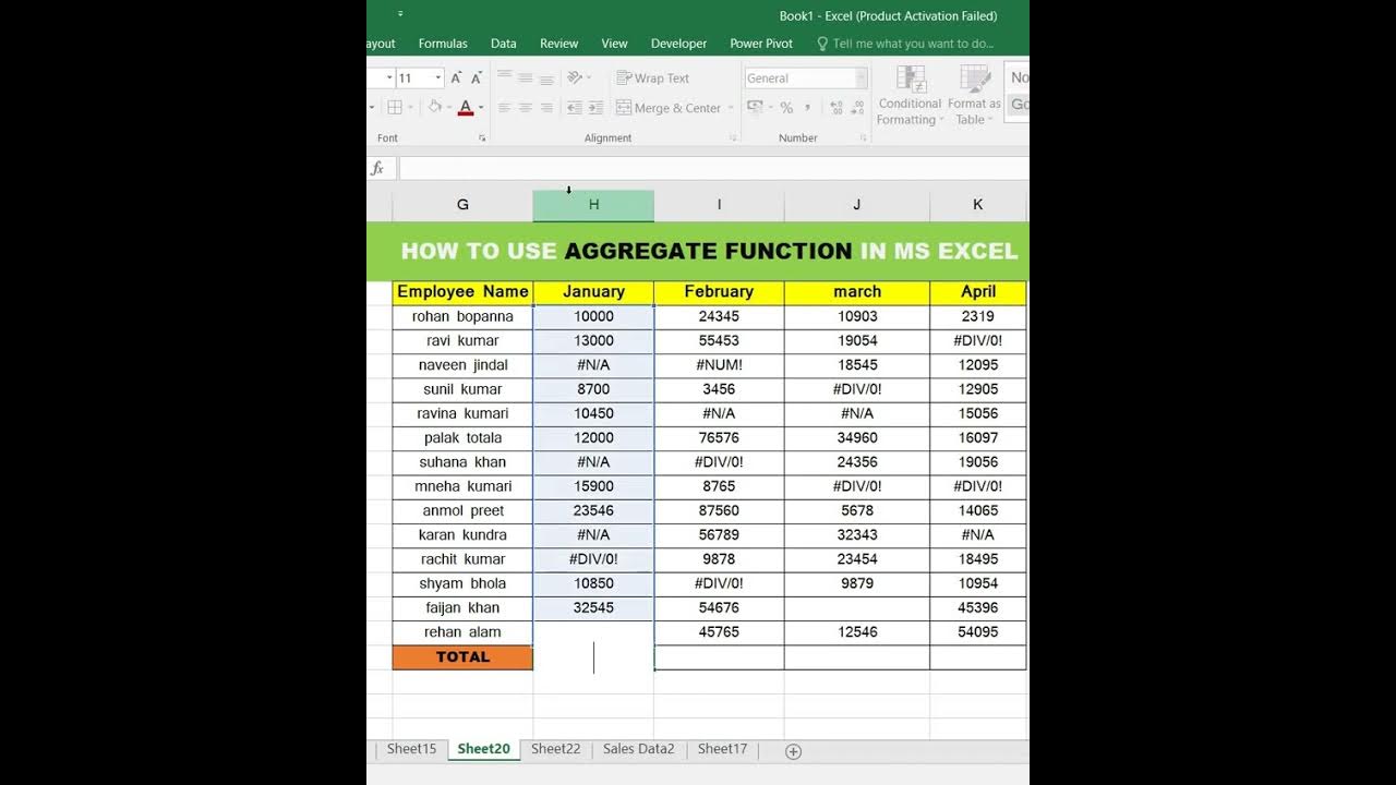 HOW TO USE AGGREGATE FUNCTION IN MS EXCEL II Step by Step Guide I how-to-use-expression-and-where-in-aggregate-functions-in-ms-access