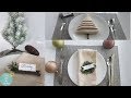 PRETTY DIY CHRISTMAS Table SETTINGS | Scandi Holiday Decor | Place Settings | EASY | BUDGET FRIENDLY