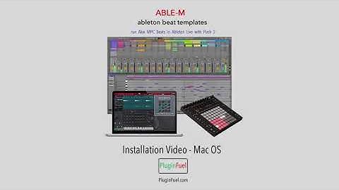 PluginFuel ABLE-M Beat Templates  -  Mac Installation Video