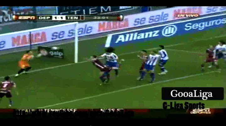 Deportivo La Coruna-Tenerife 3-1 {3.6.2010} All Goals And Highlights