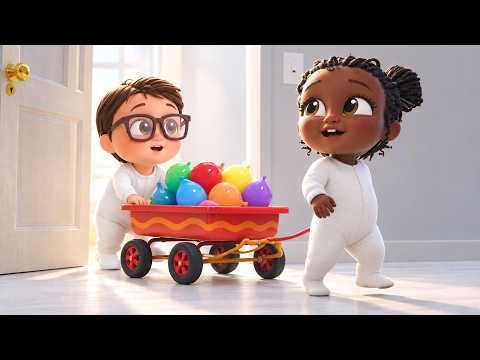 Learning Colors | Balloon Painting | What Color Can I Make? | Nookaboos