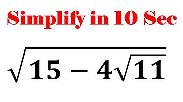 Learn to solve "Square Root" Problem | Solve Math Olympiad Questions