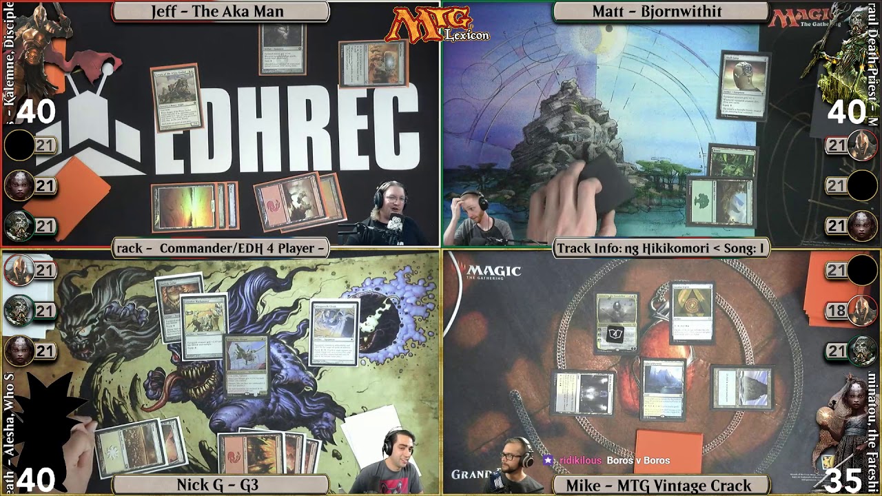 games people play Commander/EDH 4 Player - S3 Ep32.2 - Kalemne VS Mazirek VS Aminatou VS Akiri