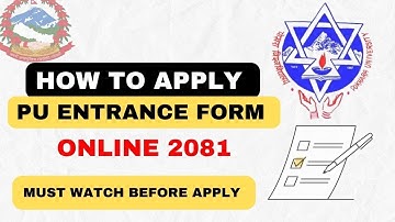 How to Fill PU Entrance Form 2081 | Pokhara University Entrance Form 2081 |Pokhara University Detail