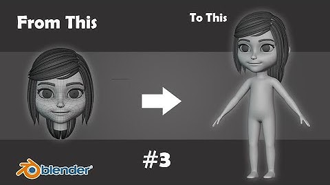 Modeling a Character in Blender 3d 2.83 Part 3 - Body