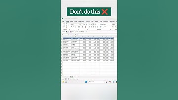How to Hide or Unhide Columns in Excel | Easy to understand #excel #columns