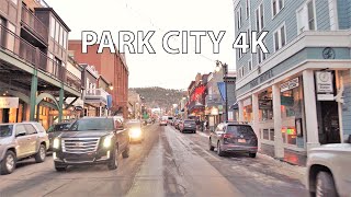 Park City Utah 4K  Sundance Ski Town  Scenic Drive