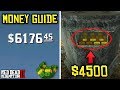 Red Dead Redemption 2 - MONEY GUIDE! How to Get $4500 EASY + Best Ways to Make Money!