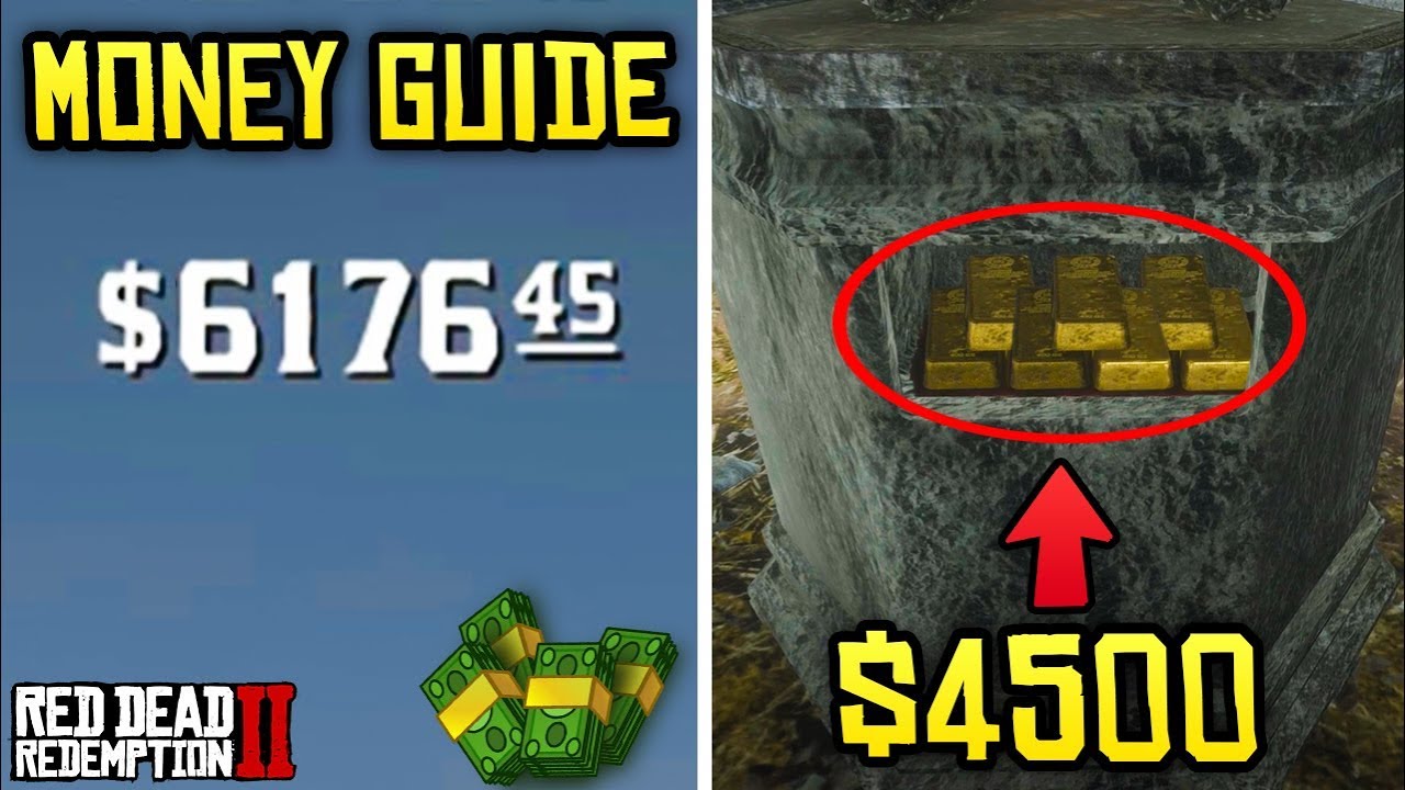 Red Dead Redemption 2 - MONEY GUIDE! How to Get $4500 + Best Ways to Make Money! - YouTube