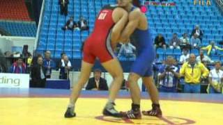 World Championship 1 16 Final GR 74Kg KIKINIOU Aliaksandr   PYSHKOV Dmytro