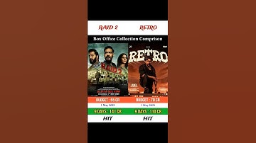 Raid 2 vs Retro | Box office collection comprison | #raid2 #ajaydevgan #retro #suriya #vaanikapoor