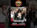Gun's n roses 1985 - 2025 #gunsnroses #rock #shorts