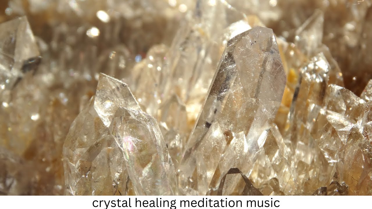 crystal healing meditation music - YouTube