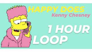 Kenny Chesney - Happy Does |1 HOUR LOOP