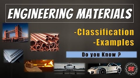 Classification of Engineering Materials | Types, composition, Applications