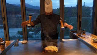 25년의 내공이 쌓인 철판달인의 실력  베니아 / Amazing Skill of Teppanyaki Master  Korean Food