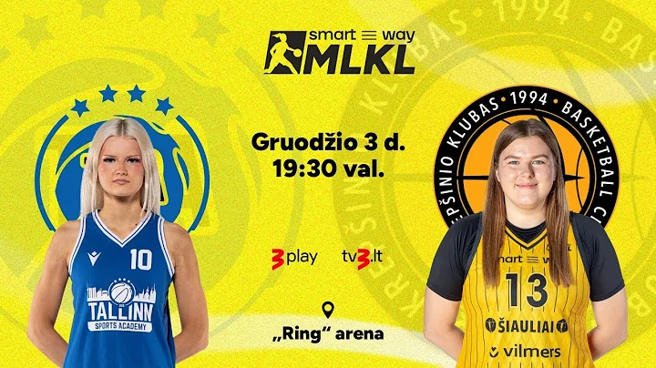 Open „Smart Way“ MLKL: Talino „TSA/Tallinn" – Šiaulių „Šiauliai-Vilmers"