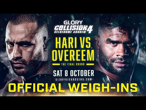 GLORY COLLISION 4 | Official Weigh-Ins and Presser