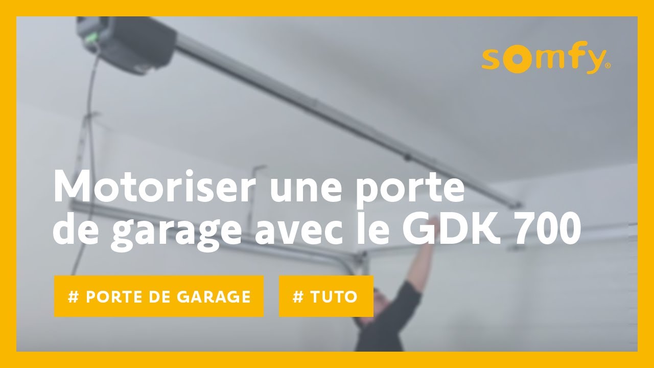 Branchement ouvre porte garage Meross sur moteur somfy - Avec