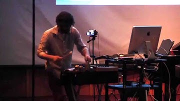 Nick Fox MAX/MSP performance "Not Create One Two Three"