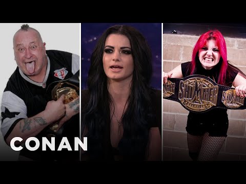 Paige Comes From A Wrestling Family | CONAN on TBS