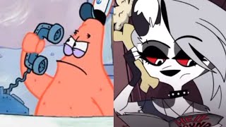 Loona Wolf calling Patrick Star #meme #helluvaboss #spongebob