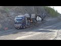 4K| Volvo FH16 700 8X4 Transporting A 64 tons Kleemann Impact Crusher