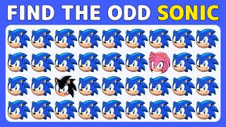 Find the ODD One Out | Sonic the Hedgehod Edition 🦔🎮 | Easy, Medium, Hard 35 Levels Quiz