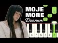 Moje more   teya dora  danum  piano tutorials  piano notes  piano online pianotimepass