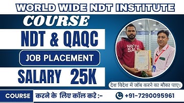Kickstart Your Career in Oil & Gas with NDT Level II & QA QC Training Courses | Apply Now