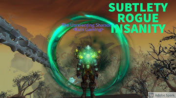 INSANE SUB ROGUE ACTION!!-WoW PvP Shadowlands 9.1